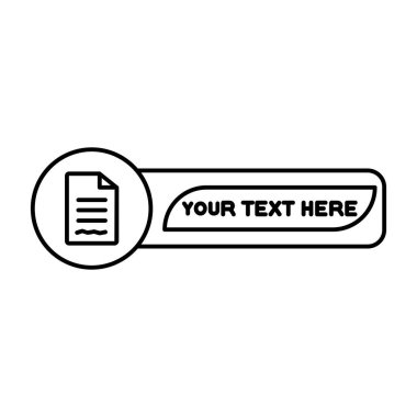 Konuşma baloncuğu simgesinin vektör çizimi