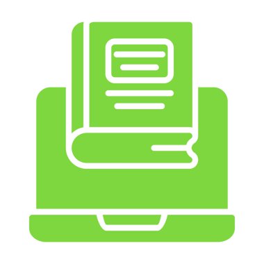 kitap vektörü simgesi modern basit illüstrasyon