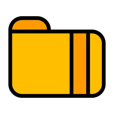 pil yassı simgesi, vektör çizimi