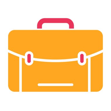 evrak çantası düz vektör simgesi