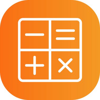 vektör hesap makinesi ico, vektör illüstrasyonu