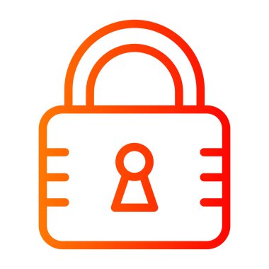 ikon vektör illüstrasyonunu kilitle