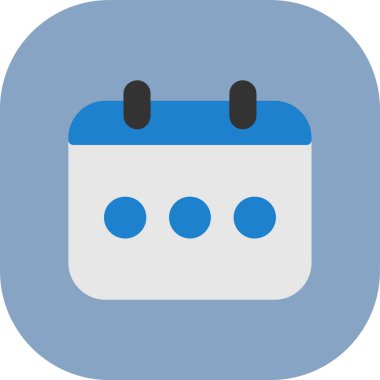 takvim vektör renk simgesi