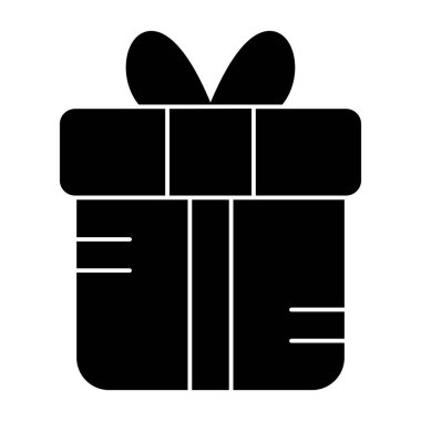 kurdele simgesi olan kutu, basit biçim