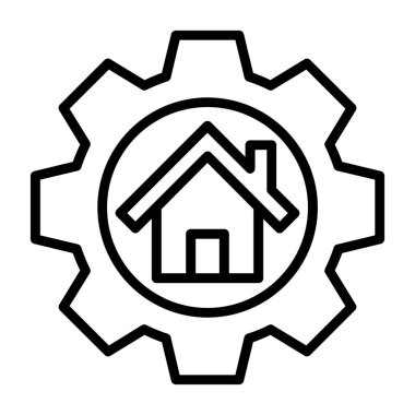 vites tekeri vektör illüstrasyon dizaynlı ev ayarları