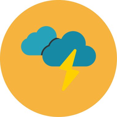 Bulut. Web simgesi basit illüstrasyon