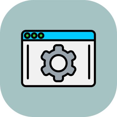 Vektör ayarı Simge illüstrasyonu