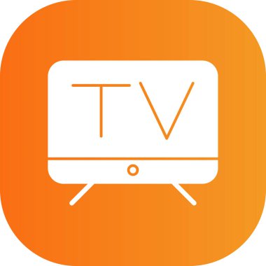 tv simge vektör çizim