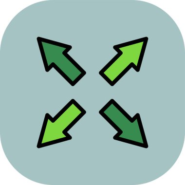 Oklar vektör düz simge simgesi