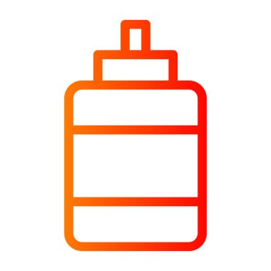 Kırmızı bir araba simgesinin vektör çizimi