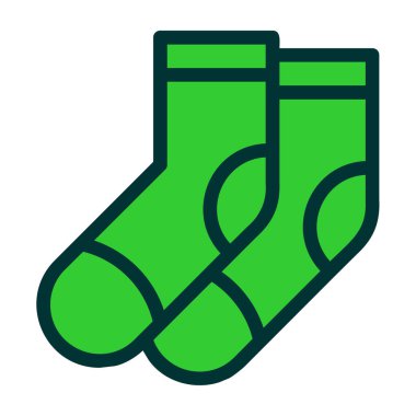 çorap simgesi vektör illüstrasyonu