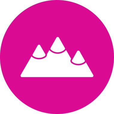 dağ ikonu vektör illüstrasyonu