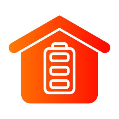 Pil simgesinin vektör illüstrasyonu