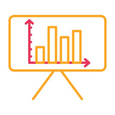 iş grafiği izole edilmiş simge