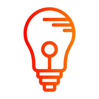 ampul simgesi, vektör illüstrasyonu