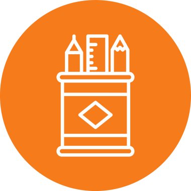 Bir kalemin vektör illüstrasyonu