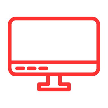 dizüstü bilgisayar simgesi, basit vektör