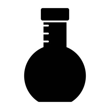 test tübü simgesi, basit vektör illüstrasyonu