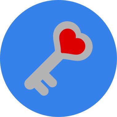 Anahtar. Web simgesi basit tasarım