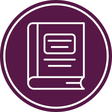 Modern kitabın vektör illüstrasyonu