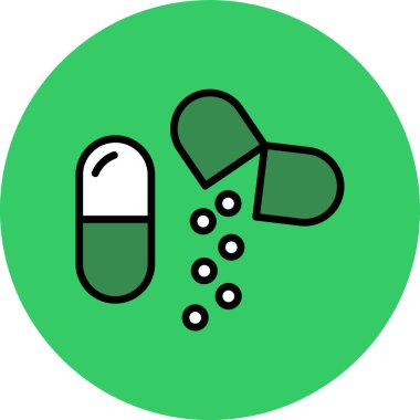 hap ikonu vektör illüstrasyonu