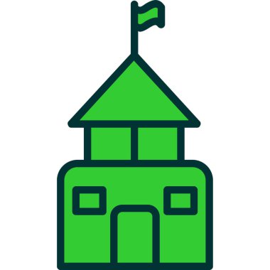 ev simgesi vektör illüstrasyonu