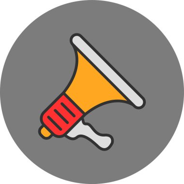 duyuru hoparlörü vektör illüstrasyonu