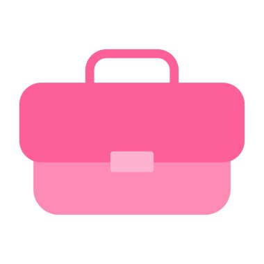 Evrak çantası ikonu. vektör illüstrasyonu