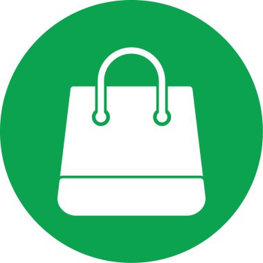 Alışveriş poşeti ikonu. vektör illüstrasyonu