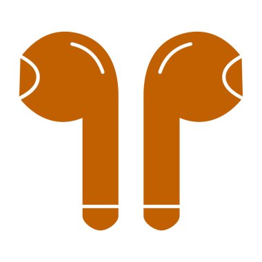 Kulaklık. Web simgesi basit illüstrasyon