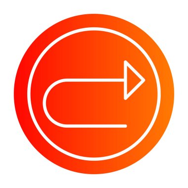 ok simgesinin vektör illüstrasyonu