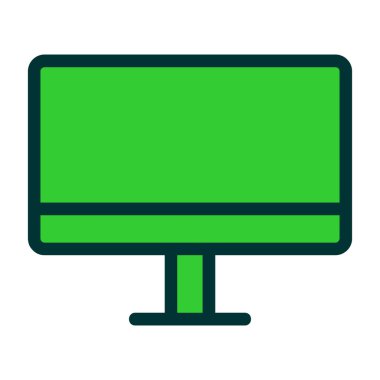 Bilgisayar izole edilmiş vektör simgesini izleyerek kolayca düzenleyebilir ya da değiştirebilir