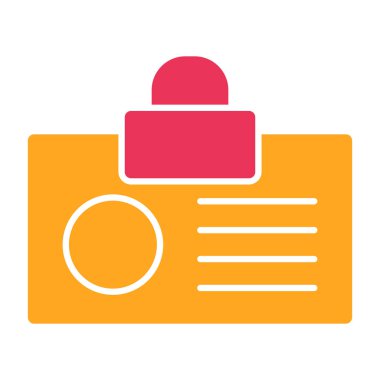 Bir belge simgesinin vektör illüstrasyonu