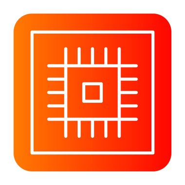 devre kartı simgesi, vektör illüstrasyonu