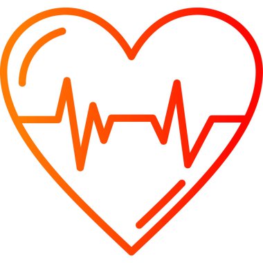 kalp atış hızı simgesi tasarımı