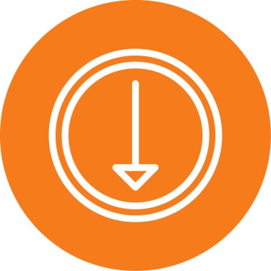 ok simgesi, illüstrasyon, beyaz arkaplan üzerindeki vektör