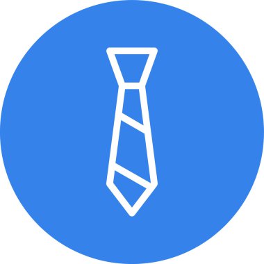 Kravat. Web simgesi basit illüstrasyon