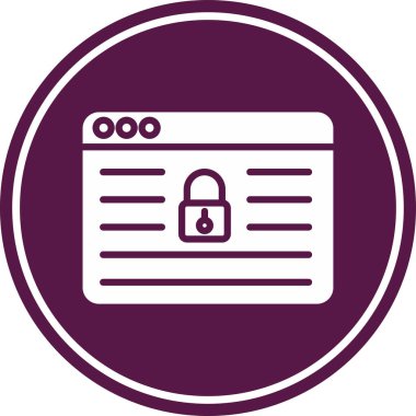 asma kilit vektör çizgisi çizimi