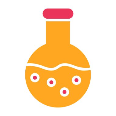 Sıvı ile bir mataranın vektör çizimi