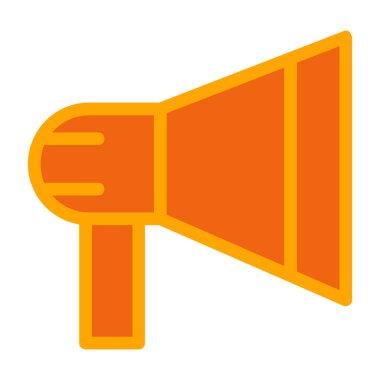 Hoparlör ikonu. Basit tasarım