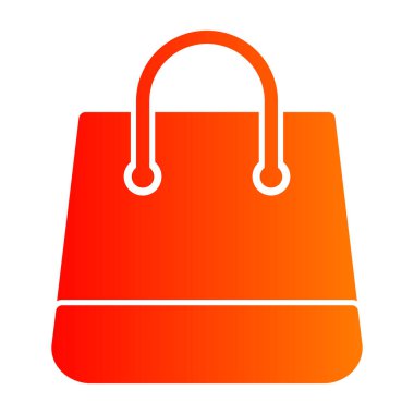 çanta simgesi vektör illüstrasyonu