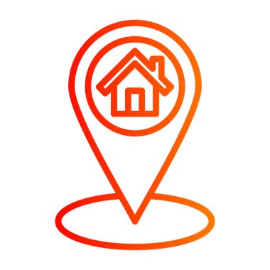 Harita simgesi. vektör illüstrasyonu