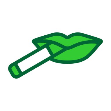 Beyaz arka plan üzerinde izole yeşil bahçe aletleri