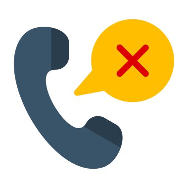 Ünlem işareti olan bir konuşma baloncuğunun düz simgesi. vektör illüstrasyonu