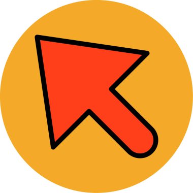 imleç simgesi vektör illüstrasyonu