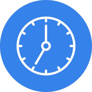 Alarm saati simgesi, vektör illüstrasyonu