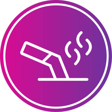 Modern oto tamir simgesinin vektör illüstrasyonu