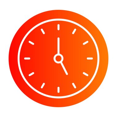 Alarm saat simgesi beyaz arkaplanda izole edilmiş. @ title: window saat