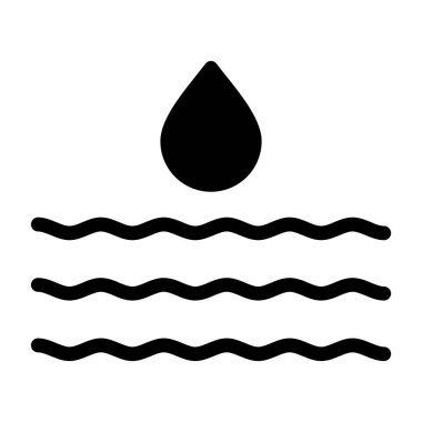Su damlası vektör illüstrasyonu