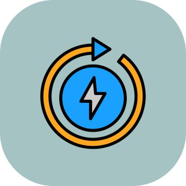 Vektör tazeleme simgesi illüstrasyonu